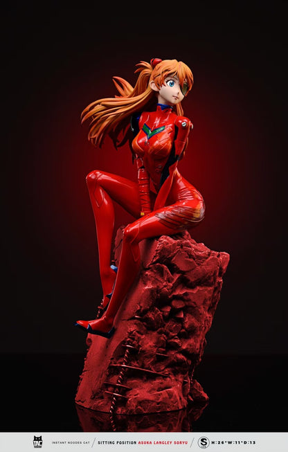 Instant Noodle Cat Studio - Sitting Pose Asuka Langley Soryu | 坐姿 惣流·明日香·兰格雷