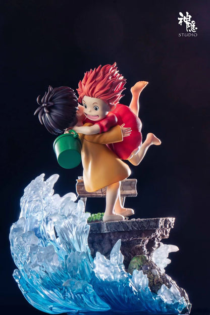 Shen Yin Studio - Ponyo Likes Sosuke (Hug Series) | 波妞喜欢宗介 (拥抱系列)