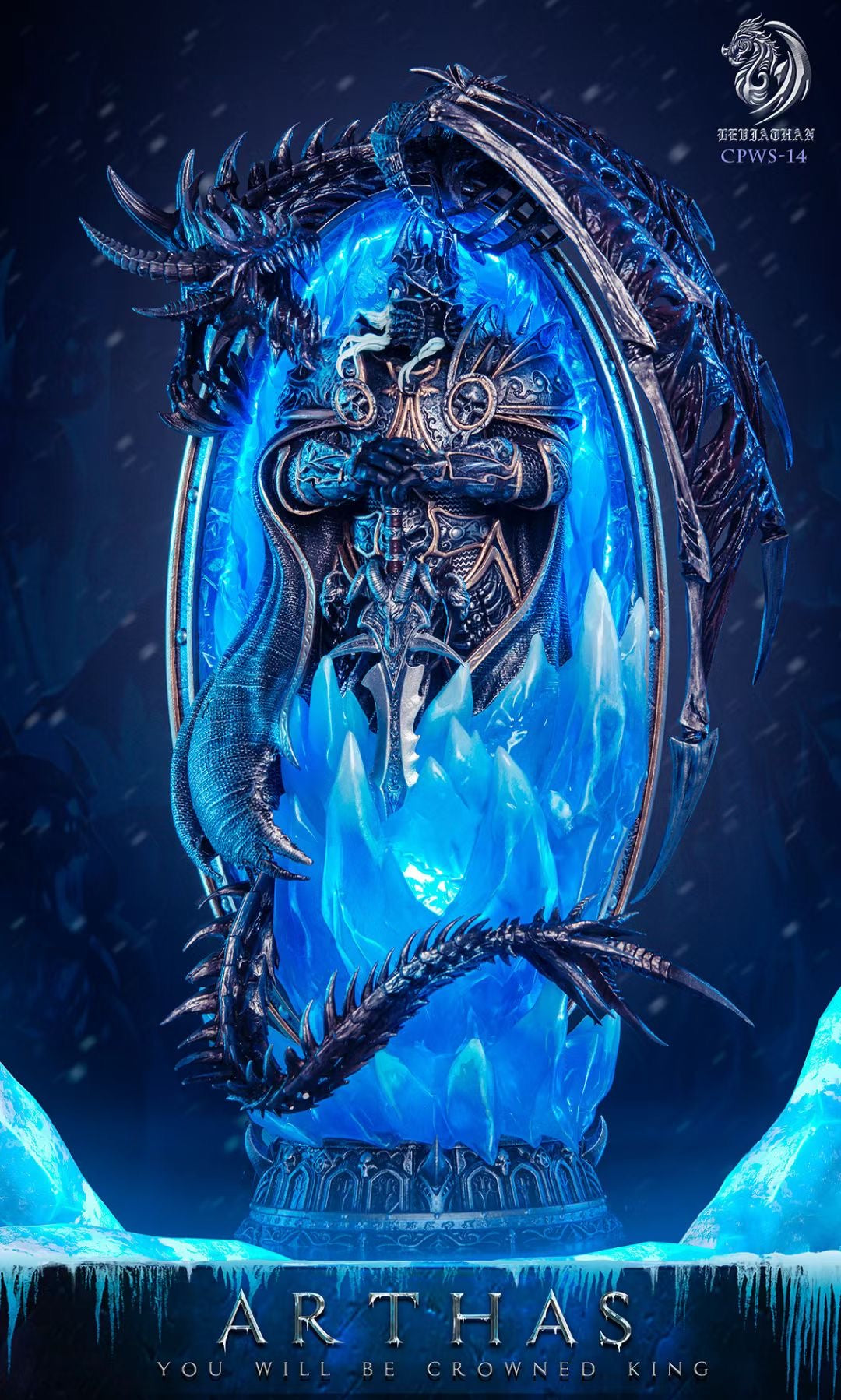 Leviathan Studio - Arthas Menethil (Desktop Ver.) | 巫妖王 (桌面雕像)