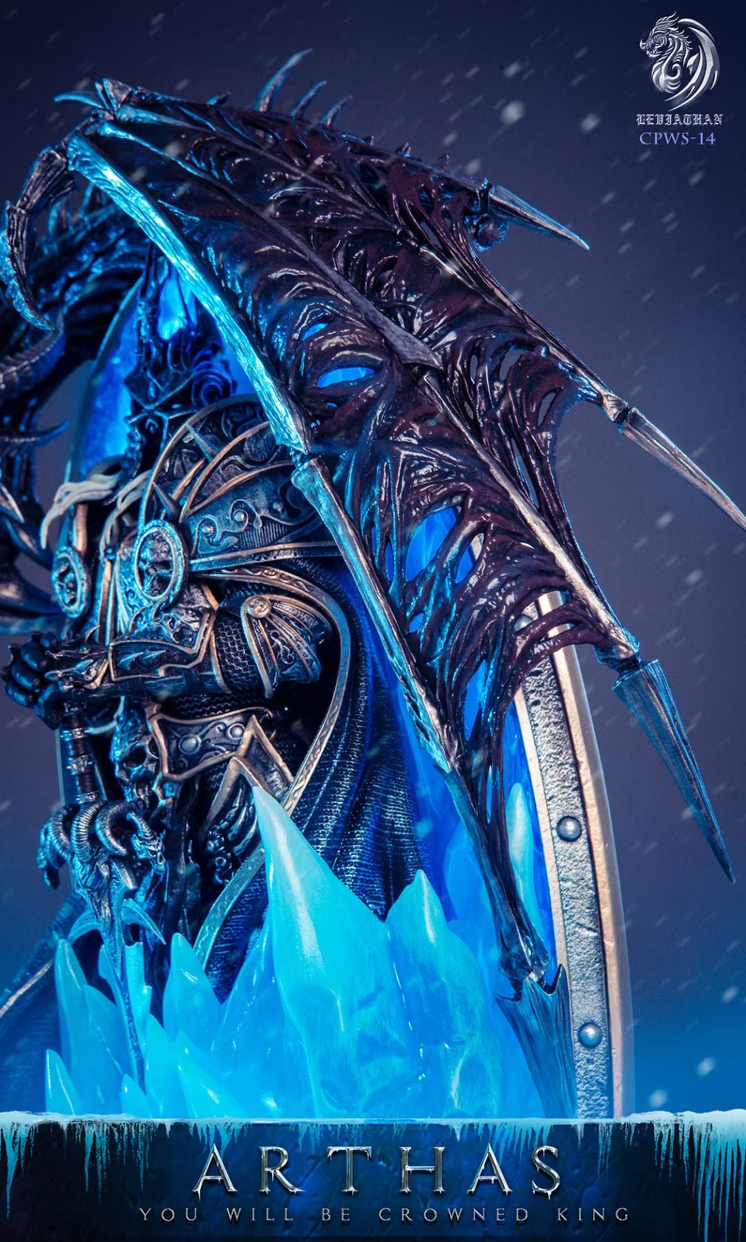 Leviathan Studio - Arthas Menethil (Desktop Ver.) | 巫妖王 (桌面雕像)