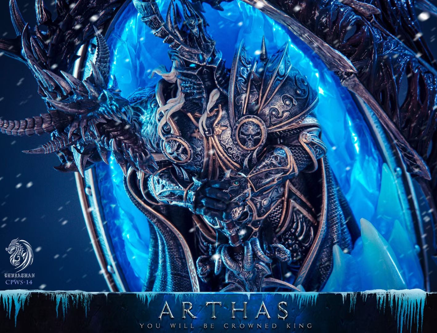 Leviathan Studio - Arthas Menethil (Desktop Ver.) | 巫妖王 (桌面雕像)