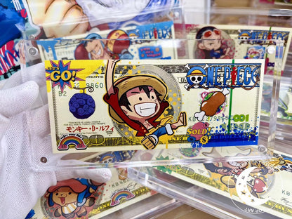 Starry Sky - One Piece Dollar Bill | 海贼王美金版画砖