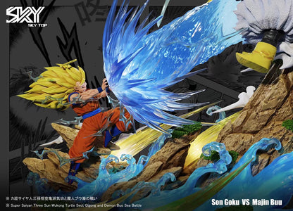 Sky Top Studio - Super Saiyan 3 Goku vs Majin Buu | 超三悟空 vs 魔人布欧
