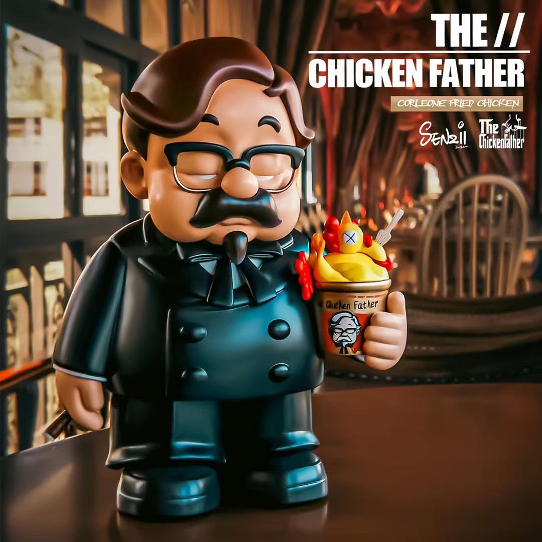 Senzii Studio - The Chicken Father (Black) | 炸鸡教父 (黑衣)