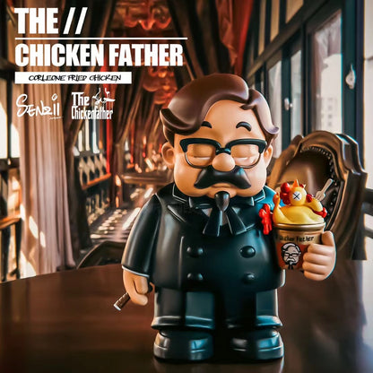 Senzii Studio - The Chicken Father (Black) | 炸鸡教父 (黑衣)