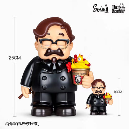 Senzii Studio - The Chicken Father (Black) | 炸鸡教父 (黑衣)