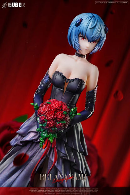 HuBen Studio - Black Wedding Dress Rei Ayanami | 黑色婚纱绫波丽