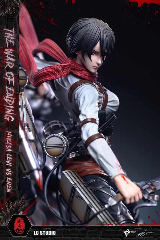 LC Studio - The War of Ending Mikasa Levi vs Eren | 最终之战 三笠兵长 vs 始祖巨人