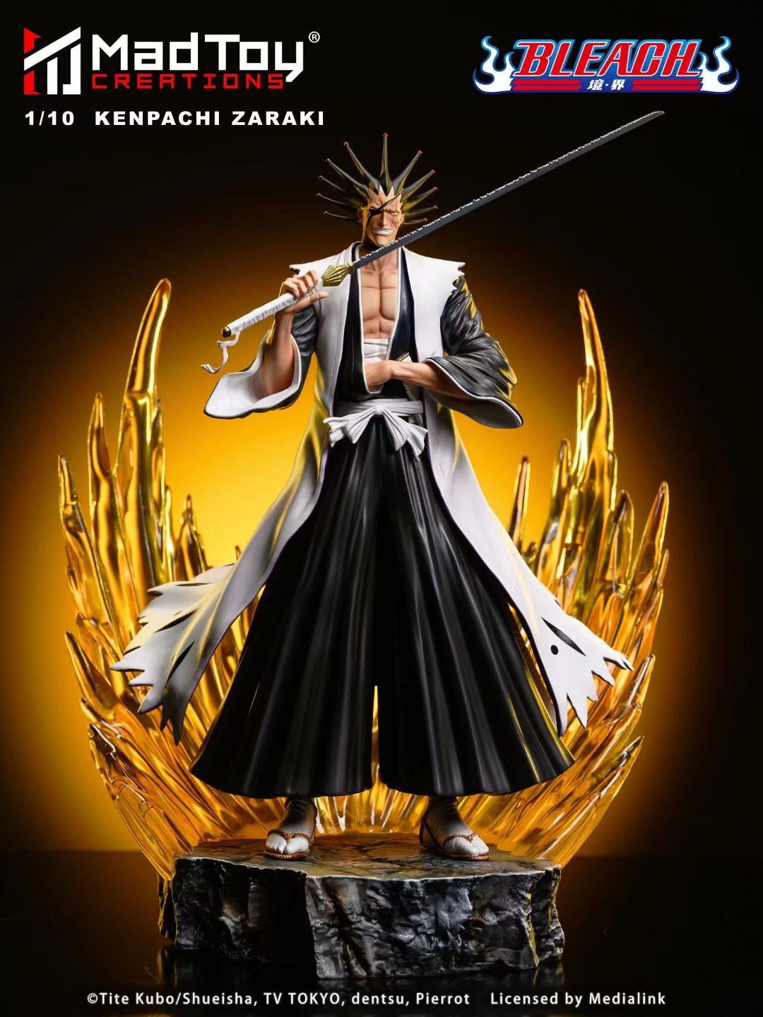 Medialink x MadToy Creations - Licensed Kenpachi Zaraki | 版权 更木剑八