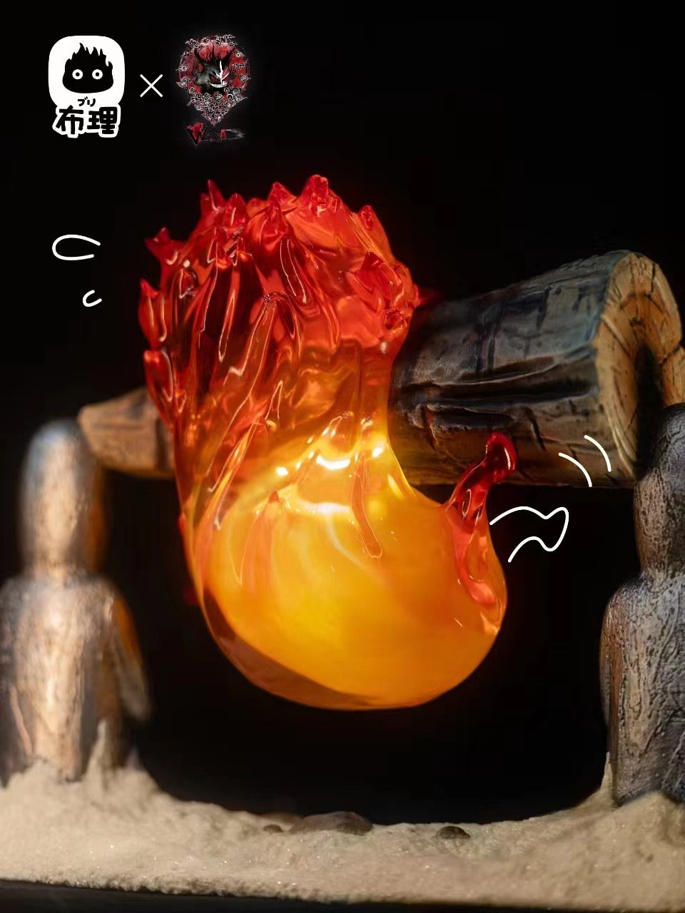 Buri Studio x WeareADesign Studio - Howl’s Moving Castle Calcifer Night Light | 哈尔的移动城堡 卡尔西法 小夜灯