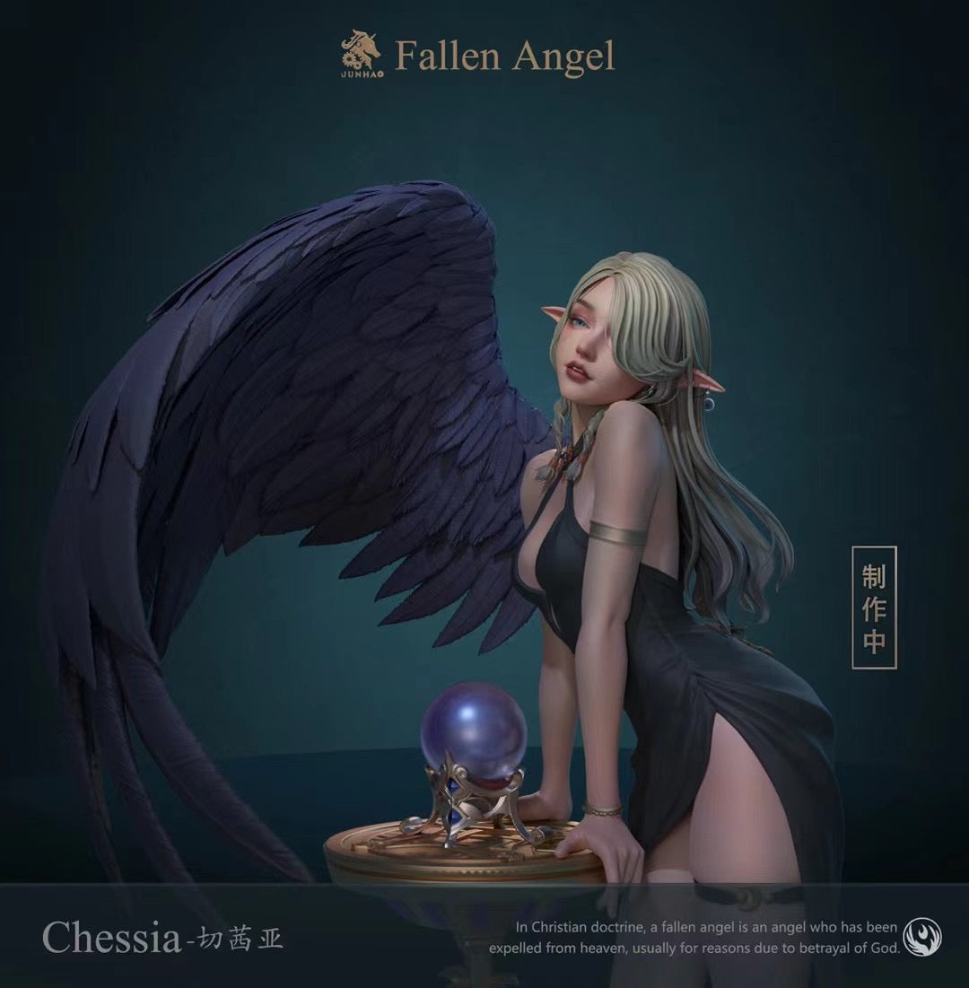 JunHao Studio - OC Fallen Angel Chessia | 原创堕落天使切茜亚
