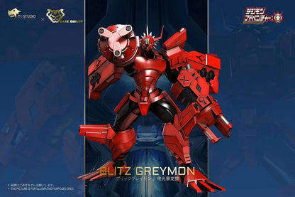 T1 Studio - Blitz Greymon & Cres Garurumon | 电光暴龙兽 & 偃月加鲁鲁兽