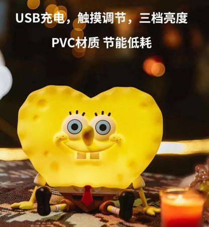 Macott Station - Licensed SpongeBob Heart-shaped Lamp | 版权 海绵宝宝 爱心灯