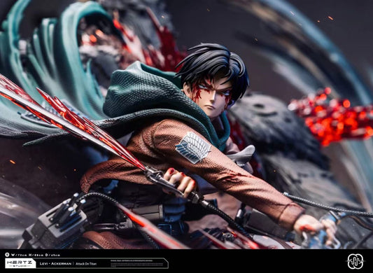 Hertz Studio - Levi Ackerman vs Zeke Jaeger Beast Titan | 阿克曼 利威尔 兵长 vs 吉克 兽之巨人