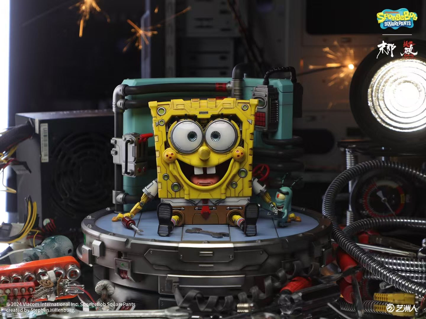 Wei Na Studio - Licensed SpongeBob SquarePants Mechanical Plan | 版权 海绵宝宝机械计划