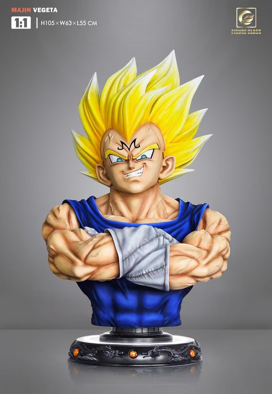 Figure Class - 1/1 Majin Vegeta Bust | 1/1 魔人贝吉塔 半身像