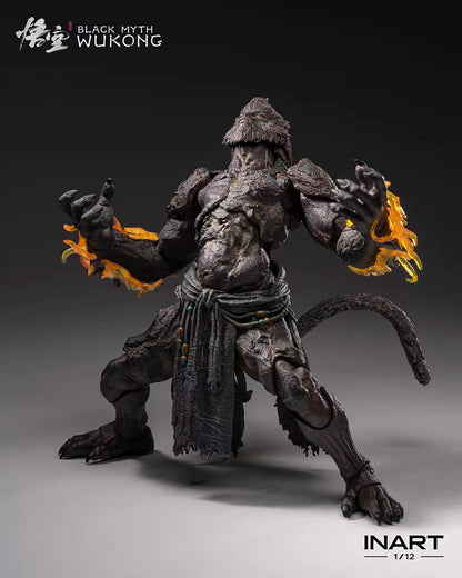 INART - Licensed INART Black Myth Wukong Stone Ape 1/12 Action Figure | 版权 INART 黑神话 悟空 石猿 1/12可动人偶 - Image 5