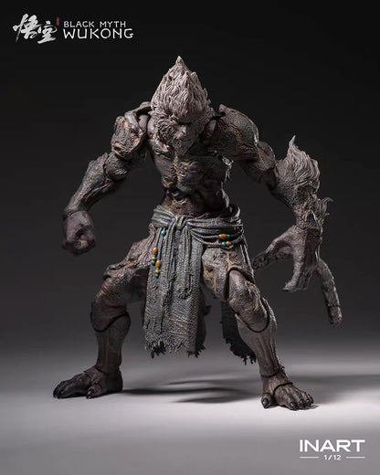 INART - Licensed INART Black Myth Wukong Stone Ape 1/12 Action Figure | 版权 INART 黑神话 悟空 石猿 1/12可动人偶 - Image 4