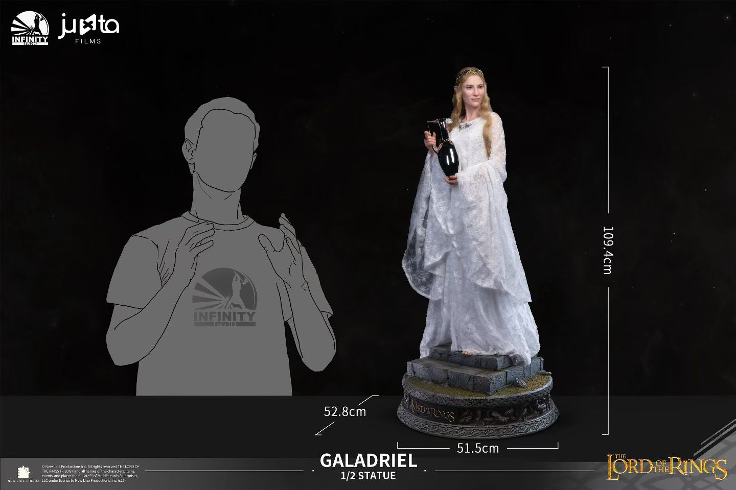 Infinity Studio x Juxta Films - Licensed The Lord of the Rings Elf Queen Galadriel 1/2 Scale Full Body Statue | 版权 魔戒 精灵女王 凯兰崔尔 1/2全身像 - Image 3