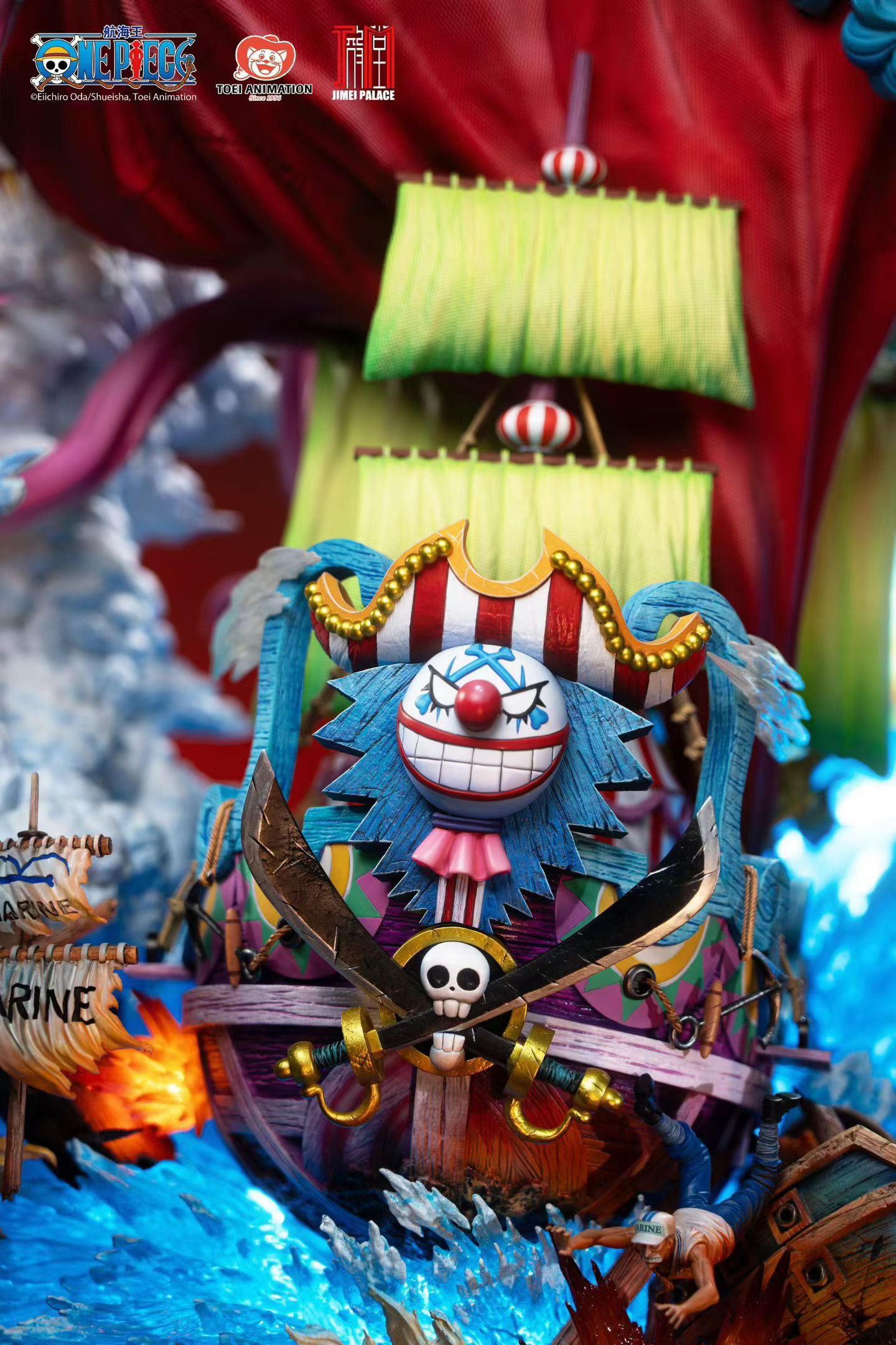 Jimei Palace Studio - Licensed One Piece New Four Emperors Buggy Limited Statue | 版权 航海王 新四皇 巴基 限量雕像 - Image 5