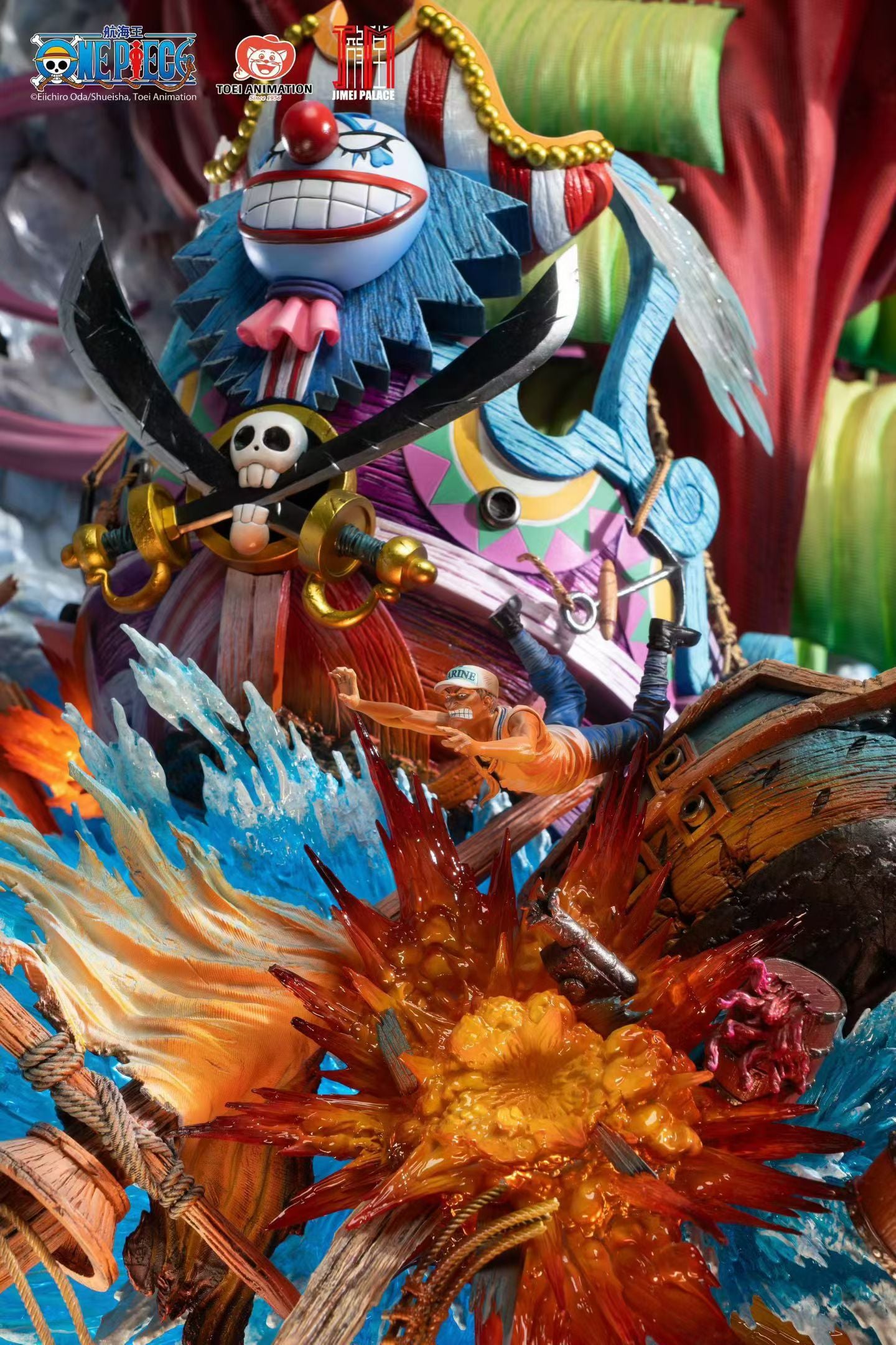 Jimei Palace Studio - Licensed One Piece New Four Emperors Buggy Limited Statue | 版权 航海王 新四皇 巴基 限量雕像 - Image 6