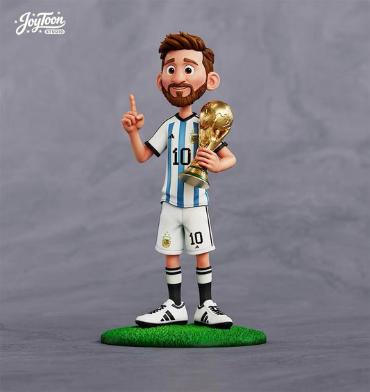 Joy Toon Studio - World Cup The Last Dance Messi Commemorative Collectible Toy GK Gift Ornament | 世界杯最后一舞梅老板纪念收藏潮玩GK礼物摆件 - Image 3