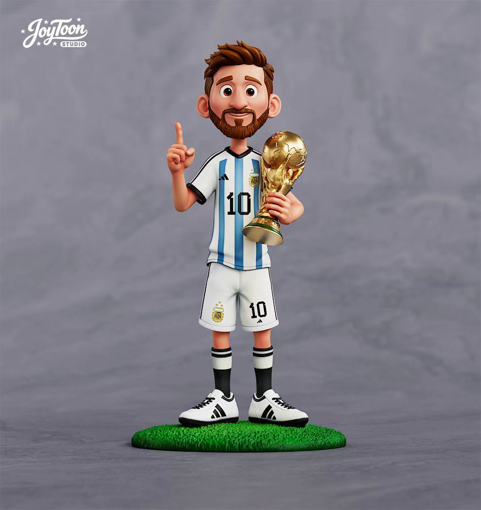 Joy Toon Studio - World Cup The Last Dance Messi Commemorative Collectible Toy GK Gift Ornament | 世界杯最后一舞梅老板纪念收藏潮玩GK礼物摆件 - Image 2