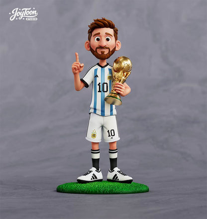Joy Toon Studio - World Cup The Last Dance Messi Commemorative Collectible Toy GK Gift Ornament | 世界杯最后一舞梅老板纪念收藏潮玩GK礼物摆件 - Image 2