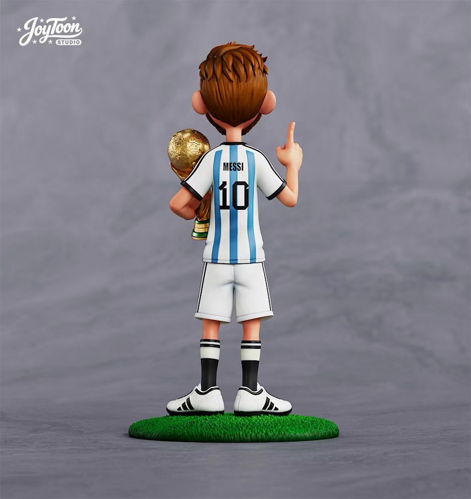 Joy Toon Studio - World Cup The Last Dance Messi Commemorative Collectible Toy GK Gift Ornament | 世界杯最后一舞梅老板纪念收藏潮玩GK礼物摆件 - Image 4