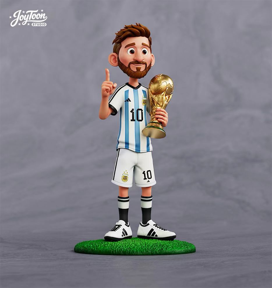 Joy Toon Studio - World Cup The Last Dance Messi Commemorative Collectible Toy GK Gift Ornament | 世界杯最后一舞梅老板纪念收藏潮玩GK礼物摆件 - Image 5
