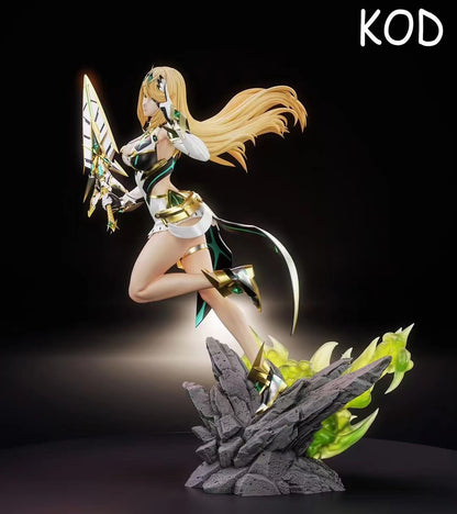 K0D Studio - Licensed Xenoblade Chronicles Pyra Mythra Pneuma Mech Light Sculpture | 版权 异度之刃 焰 光 小绿 机甲轻雕 - Image 4