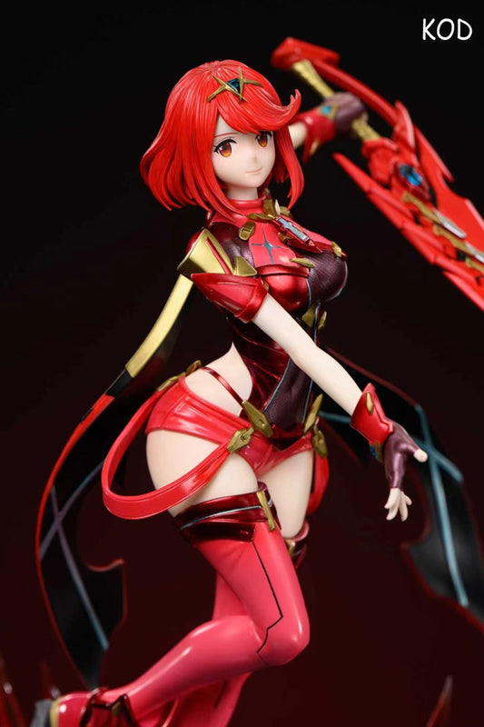 K0D Studio - Licensed Xenoblade Chronicles Pyra Mythra Pneuma Mech Light Sculpture | 版权 异度之刃 焰 光 小绿 机甲轻雕 - Image 7