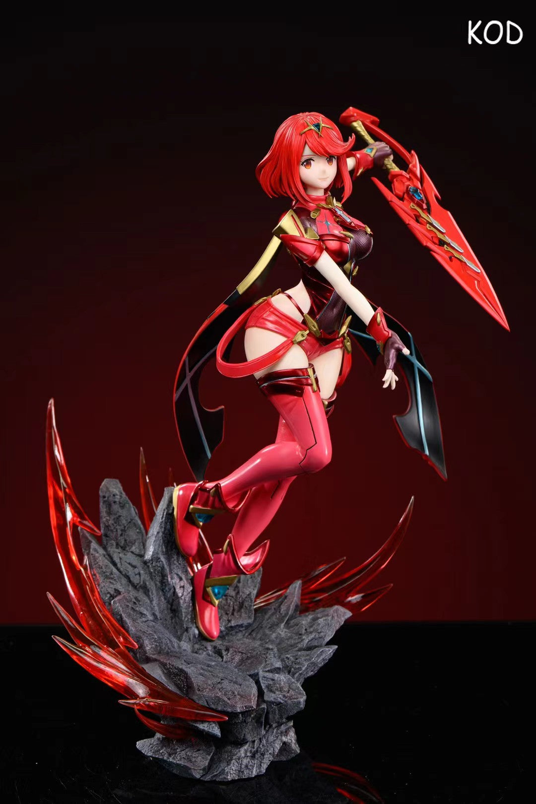 K0D Studio - Licensed Xenoblade Chronicles Pyra Mythra Pneuma Mech Light Sculpture | 版权 异度之刃 焰 光 小绿 机甲轻雕 - Image 5
