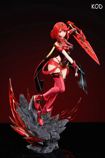 K0D Studio - Licensed Xenoblade Chronicles Pyra Mythra Pneuma Mech Light Sculpture | 版权 异度之刃 焰 光 小绿 机甲轻雕 - Image 5