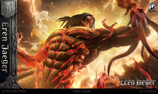 K1 STUDIOS - Attack on Titan Roaring Eren | 进击的巨人 咆哮艾伦 - Image 1