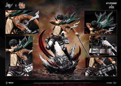 KY x FOX Studio - Attack on Titan Eren - 进击的巨人 艾伦 - Image 1