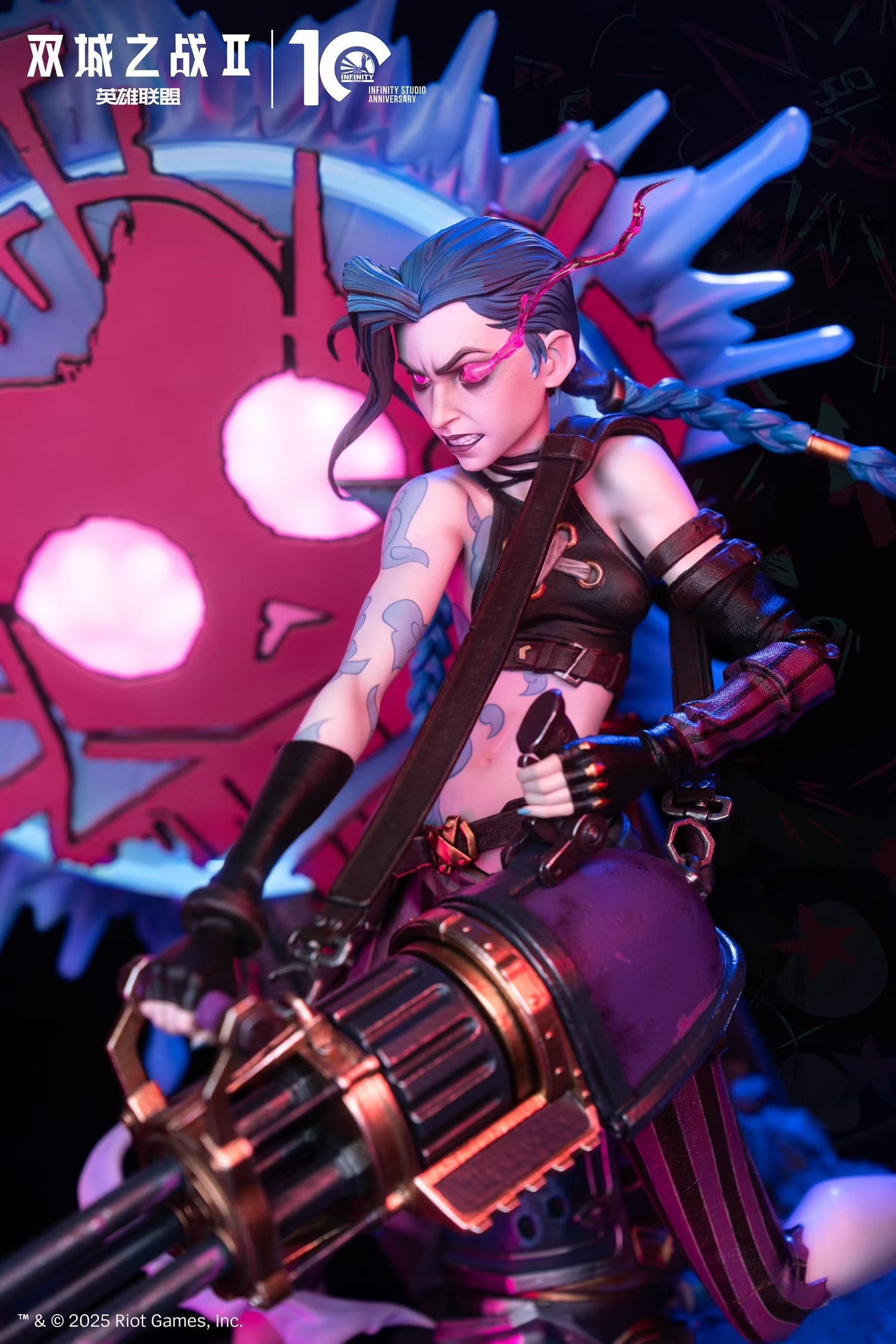 Kai Tian Studio - Licensed Arcane II Jinx 1/4 Scale Statue | 版权 双城之战II 金克丝 1/4全身像 - Image 2