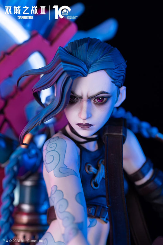 Kai Tian Studio - Licensed Arcane II Jinx 1/4 Scale Statue | 版权 双城之战II 金克丝 1/4全身像 - Image 1