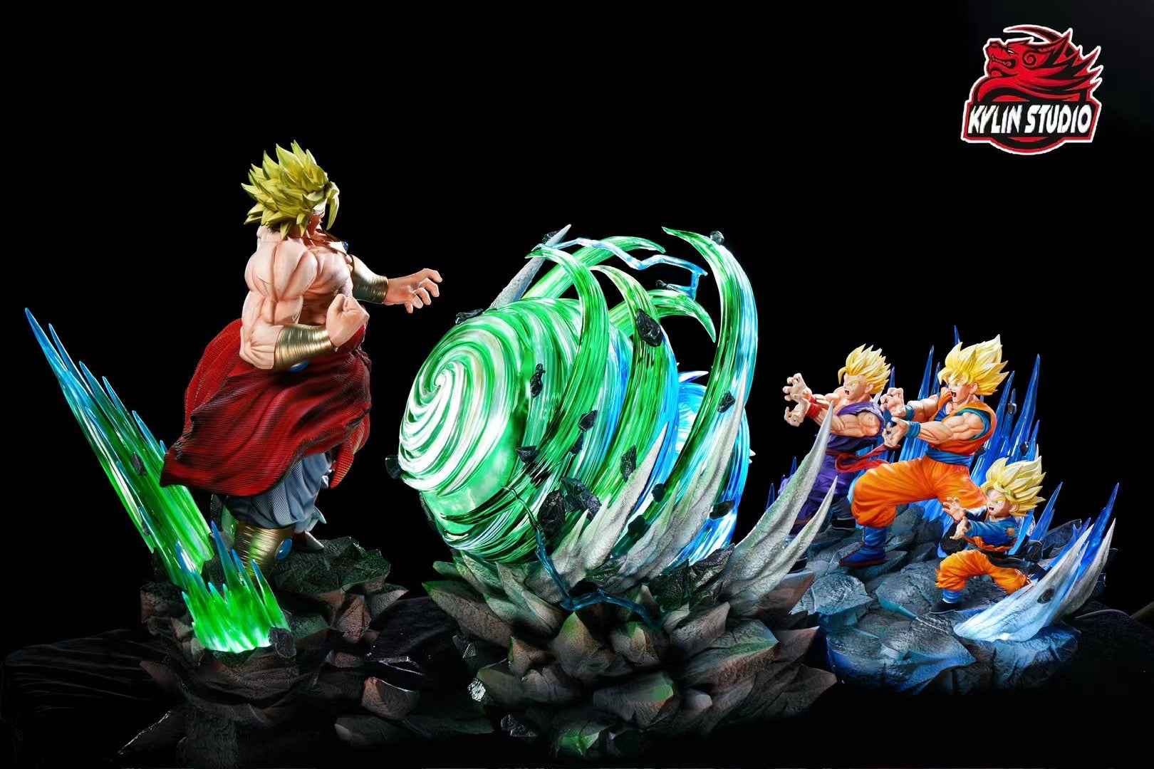 Kylin Studio - Dragon Ball Anniversary Broly vs Three Fathers and Sons | 龙珠 周年款 布罗利对站三父子 - Image 4