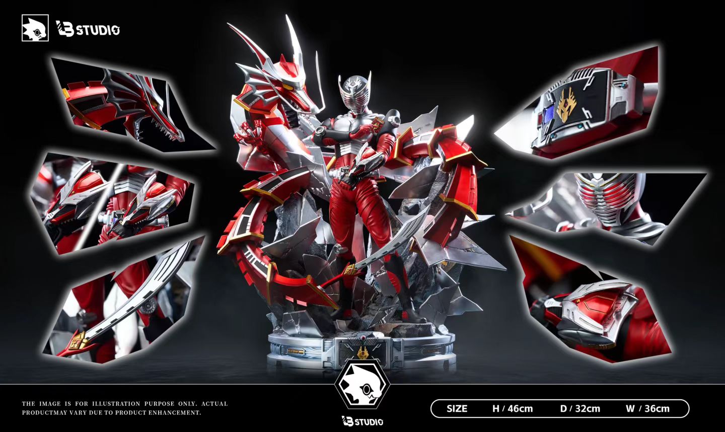 LB-Studios - Kamen Rider Ryuki Unrivaled Dragon | 假面骑士 龙骑 无双龙 - Image 5