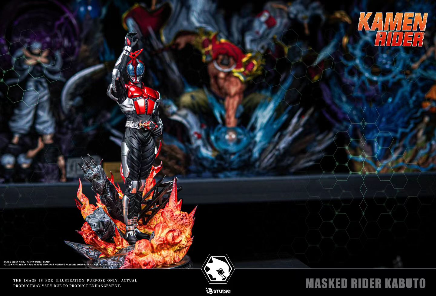 LB Studio - Kamen Rider Series Kamen Rider Kabuto Rider Form | 假面骑士系列 假面骑士 甲斗王 骑士形态 - Image 6