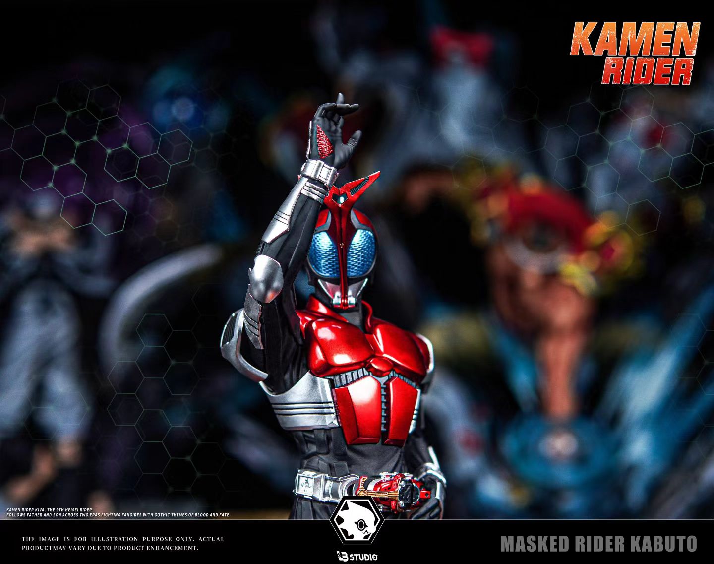 LB Studio - Kamen Rider Series Kamen Rider Kabuto Rider Form | 假面骑士系列 假面骑士 甲斗王 骑士形态 - Image 8