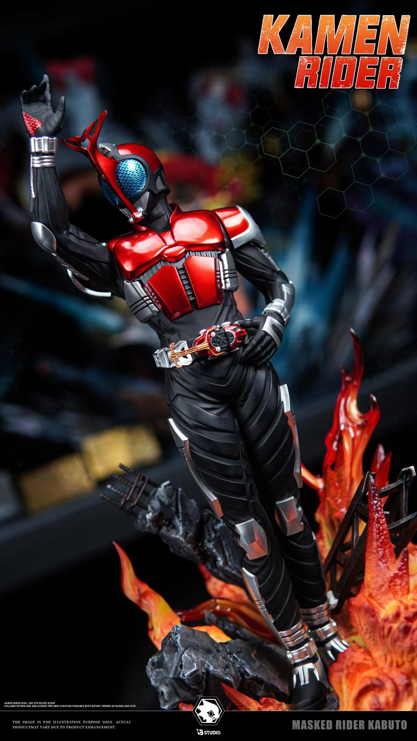 LB Studio - Kamen Rider Series Kamen Rider Kabuto Rider Form | 假面骑士系列 假面骑士 甲斗王 骑士形态 - Image 4