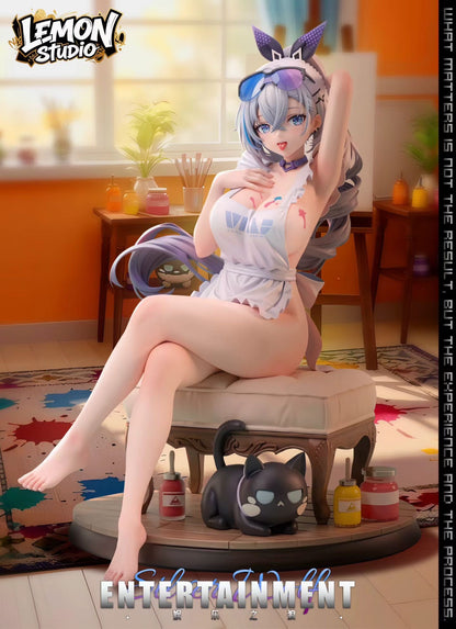 Lemon studio - Doodle Girl Little Wolf Silver Wolf | 涂鸦少女小狼 银狼 - Image 3