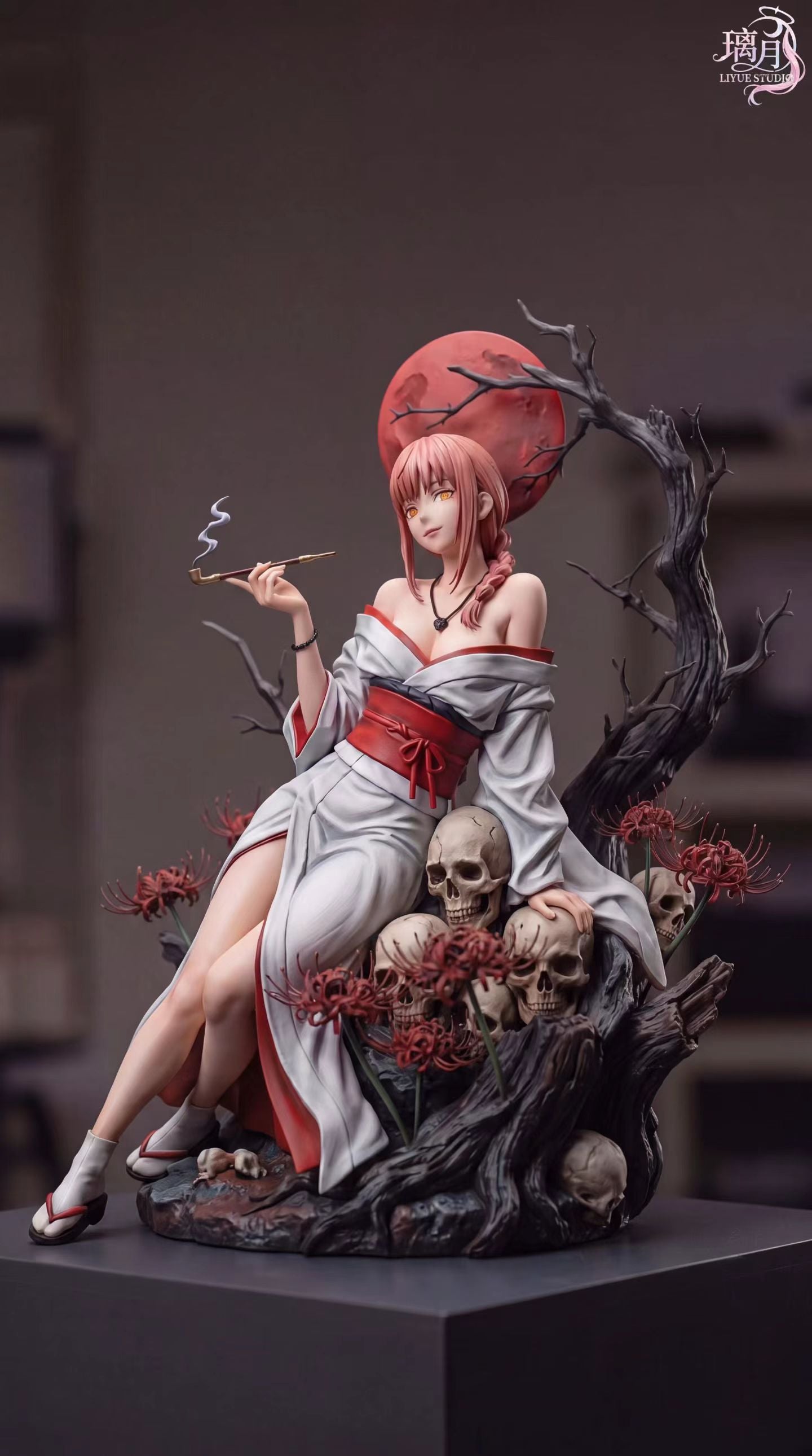 Li Yue Studio - Chainsaw Man Makima 2.0 Red Moon Other Side | 电锯人 玛奇玛2.0·赤月彼岸 - Image 4