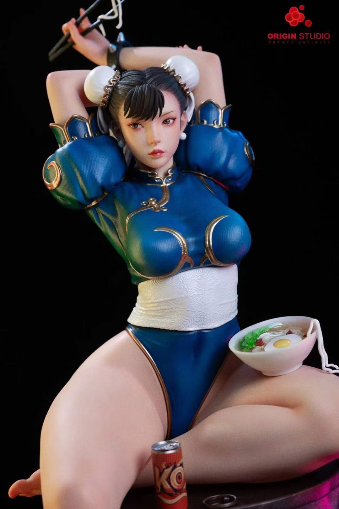 Light Statue Female Fighter - Chun - Image 5