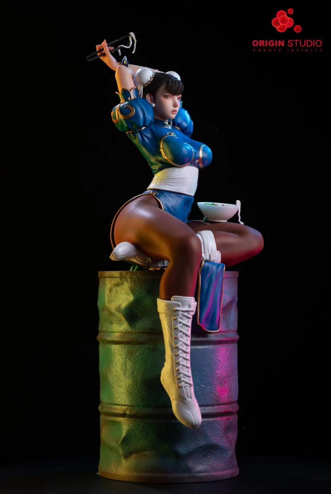 Light Statue Female Fighter - Chun - Image 8