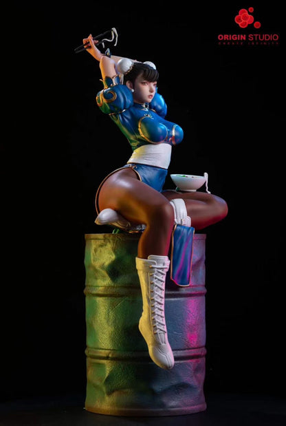 Light Statue Female Fighter - Chun - Image 8