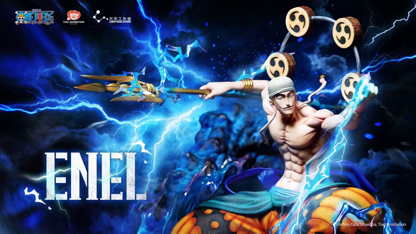 Light Year Studio - Licensed One Piece Thunder God Enel Statue | 版权 航海王 雷神 Enel 雕像 - Image 5
