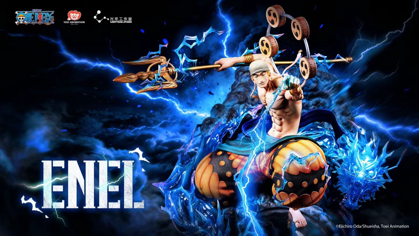 Light Year Studio - Licensed One Piece Thunder God Enel Statue | 版权 航海王 雷神 Enel 雕像 - Image 2